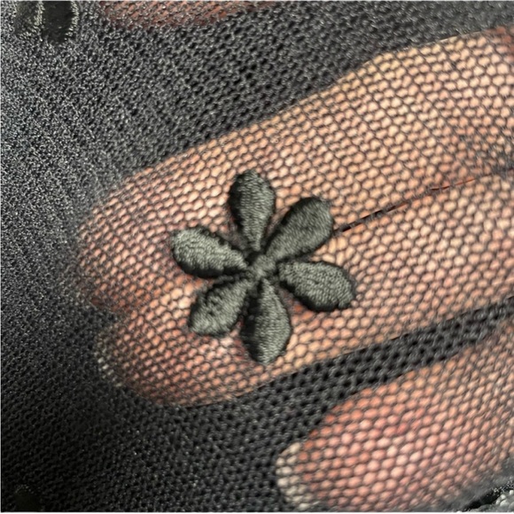 Vivienne Tam “Sheer Beauty” Embroidered Maxi Dress Size S/L Black - Picture 2 of 14